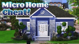 The Sims 4 Tiny Living  Micro Home Cheat [upl. by Eveivenej]