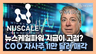 SMR 선두주자 뉴스케일파워 주가 사상 최고가 넘겼다…COO 자사주 처분 [upl. by Airpac]