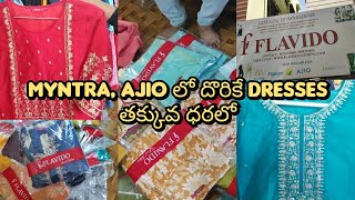 MYNTRA AJIO లో దొరికే DRESSES తక్కువ ధరలో  Factory Manufacturers  One Piece Courier [upl. by Demeyer]