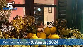 Nachrichten am 9 August 2024  5 Minuten Mallorca – der InselPodcast 1015 [upl. by Millan]