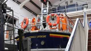 RNLI Hastings Lifeboat 32014 1080HD Mersey Class Lifeboat [upl. by Slaohcin]