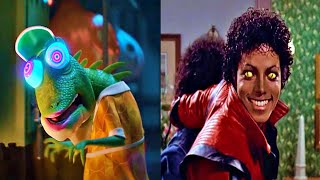 Michael Jackson Thriller and Sing Thriller Comparison [upl. by Fe305]