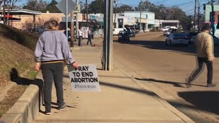 Protesters rally amid Mississippi abortion debate [upl. by Niliram]