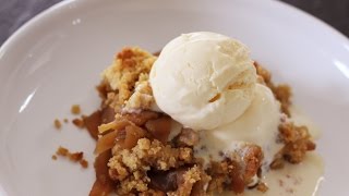 How To Make Caramelised Apple Crumble [upl. by Ecirehc267]