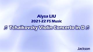 Alysa LIU 202122 FS Music [upl. by Anastos]