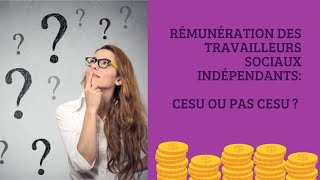 Rémunération des travailleurs sociaux indépendants CESU ou pas CESU [upl. by Spooner]