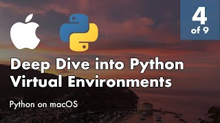 Install Python 38 and Django 3 on macOS  4 of 9  Deep Dive into Virtual Environments [upl. by Gwenn358]