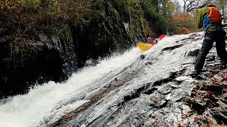 Kayaking Welsh Waterfalls Llugwy  Pont Cyfyng amp Swallow Falls Afon Gamlan [upl. by Eachelle]