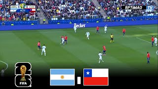 eFootball Pes 21 Gameplay  Argentina vs Chile  Eliminatorias Conmebol al Mundial 2026 [upl. by Natassia893]