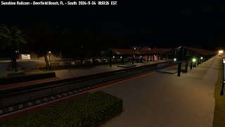 Sunshine Railcam Live on Rail Sim Universe Roblox [upl. by Htir526]