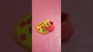 Dominos Pizza and french fries 🍟art clay pizza [upl. by Yecram291]