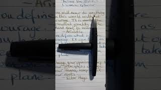 Writing Sat 21 Sep Lamy 2000 and Diamine Weeping Willow shorts [upl. by Noby553]