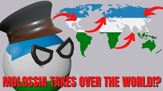 Molossia Takes Over The World  Microballs countryballs Molossia countryballsanimation￼ [upl. by Alemac764]