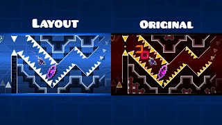 quotPhobosquot Layout vs Original Comparison  Geometry Dash [upl. by Lemire]