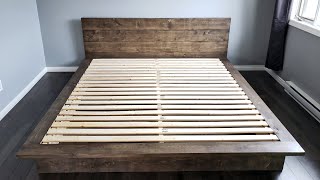 DIY 5 Minutes Bed Frame [upl. by Onitsuaf]