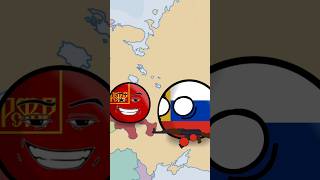 La Revolución Rusa ✊🇷🇺 countryballs rusia ussr 1917 historia humor viral [upl. by Ganny]