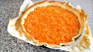 Tarte aux carottes et oignons à ma façon [upl. by Lovmilla]