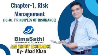 Chapter1 Risk Management IC01Principles of Insurance [upl. by Newman]