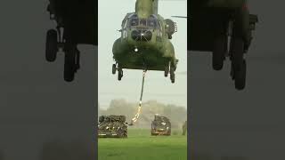 Heavy Lift Operations Dutch CH47 Chinooks Sling Load Training [upl. by Elvera482]