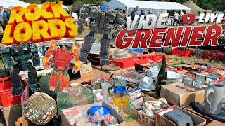 Vide Grenier Live  Reprise des Brocantes  Du Jeux Vidéo et un super lot de jouets Retro  🔥 [upl. by Enailil542]