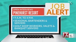 Pinehurst resort hiring seasonal full time positions [upl. by Sven]