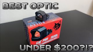 Cyelee Cat PRO  3 MOA Red Dot optic for SUBCOMPACT PISTOLS BEST OPTIC UNDER 200 [upl. by Wennerholn43]