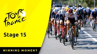 SUMMIT SHOWDOWN  Stage 15 Tour de France 2024 Highlights [upl. by Adilen246]