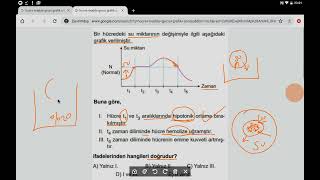 Hücre madde geçişi grafik soru çözümü [upl. by Iolande]