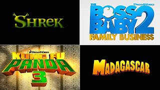 All DreamWorks Animated Trailer Logos 19982021 [upl. by Acie]