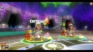 Wizard101 Meteor strike does over 4000 damage with critical [upl. by Ettevroc831]