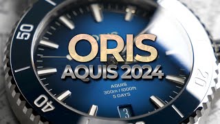 Redesign de la montre de plongée ORIS Aquis en 2024  ça donne quoi [upl. by Hnim]