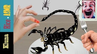 Kluna Tik eating a Living Scorpion For Luch  Kluna Tik Style Dinner 21 ASMR eating sounds no talk [upl. by Odille945]