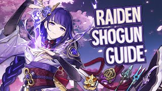 Updated 43 Raiden Shogun Guide – New Teams Playstyles Builds Constellations  Genshin Impact 43 [upl. by Egan]