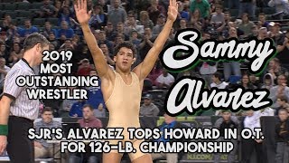 St Joes Montvales Sammy Alvarez Wins 126 Pound State Championship [upl. by Rawde]