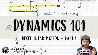 CE Board Exam Review Dynamics  Rectilinear Motion Variable Acceleration [upl. by Oemor]