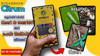 Sudarshan CITRUM product  2 fungicides amp 1 insecticide in a single product  GSP PCT410 Product [upl. by Taffy769]