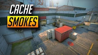 CSGO  MUST KNOW CACHE SMOKES 2018 [upl. by Anica879]