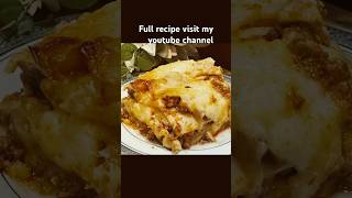 Cheesy Lasagna Delight” 🍝 LasagnaLove ComfortFoodhealinghealthyspices recipe viralvideo [upl. by Nnelg]