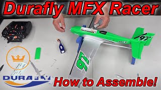 Durafly PNF MFX Racer 715815mm UNBOXING AND DETAILED ASSEMBLY [upl. by Ahsinej]