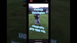 Padraig Harrington chipping clinic padraigharrington golftips golfireland [upl. by Tnert319]