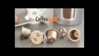 Coffeeduck Refillable cups for Nespresso® machines [upl. by Onairam816]