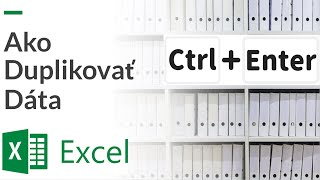 Online Kurz Microsoft Excel  Ako Duplikovať Dáta v Microsoft Excel Ctrl  Enter ⌨️ [upl. by Ponton]