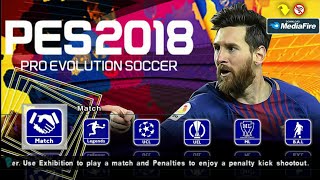 MAIN PES 2018 PPSSPP UKURAN KECIL ANDROID OFFLINE CAMERA PS4 BEST GRAPHICS [upl. by Resay]