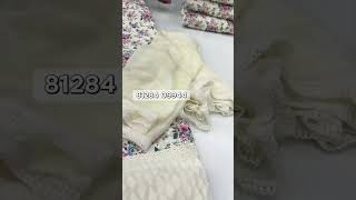 Pure Cotton Chikankari Suits Wholesale  Ladies Suit Wholesale Market  Suit Manufacturer [upl. by Aivital]