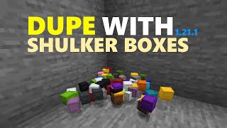 Minecraft Dupe That Works With Shulker Boxes [upl. by Dody105]