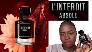 NEW LInterdit Absolu fragrance review fragrancereview GivenchyBeauty [upl. by Lecia]