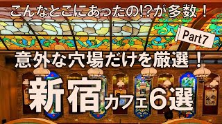 【新宿カフェ6選】2024年最新！意外な穴場だけを厳選！こんなところにあったのが多数 [upl. by Naihs439]