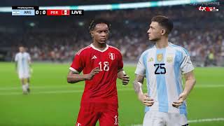 🔴LIVE Argentina vs Peru  FIFA World Cup 2026 Qualifiers South America  Match Live Today [upl. by Reiser514]