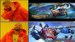 Jing Wei Is Finally Fun Smite x Transformers [upl. by Laddy94]