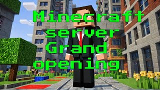 Mine craft server is open to all for the first day [upl. by Drofniw]